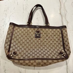 Vintage Large Gucci Tote